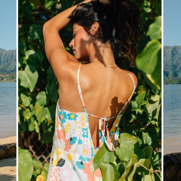 Xix Palms Tavarua Tie Back Maxi - Picture 2 of 4